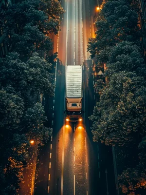 camion transporte logistica carretera mercancia